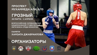 ВС Национальной студенческой лиги бокса среди юниоров 17-18 лет. Грозный. День 4.