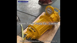 Hydroman Sand agitator pump submersible dredging pump.