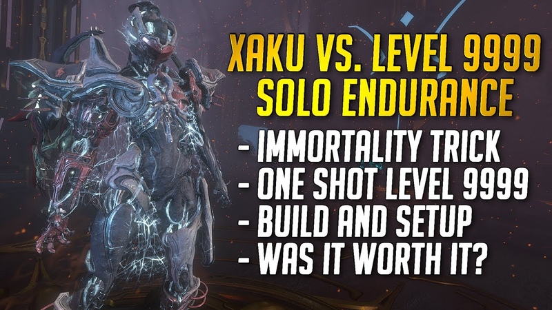 I JUST TURNED XAKU INTO A LEVEL 9999 KILLER, WARFRAME EASY SOLO ENDURANCE