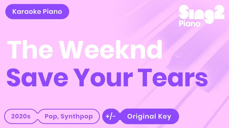The Weeknd Save Your Tears ( Karaoke