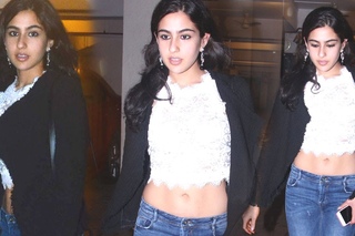 Sara Ali Khan Looks Hot At Kareena Kapoor Khan’s Birthday Bash!