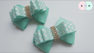 Lao De Fita  Ribbon Bow Tutorial #52  DIY by Elysia Handmade