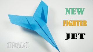 BEST ORIGAMI PAPER JET  !  How to Make a Paper Plane that Fly Far