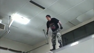 Corporal Robinson Leg Drop off a Trailer onto Eddie Kingston