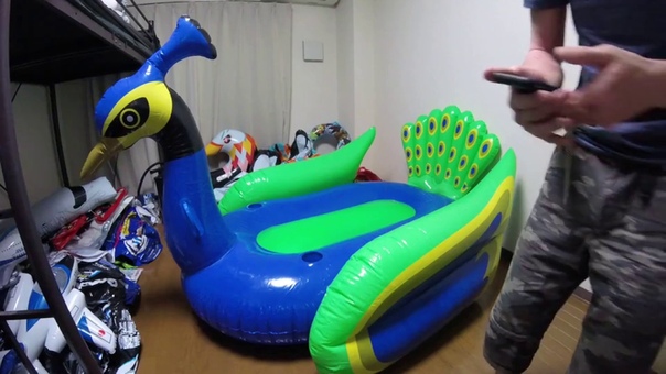 Inflate peacock