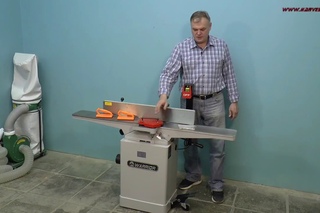 Фуговальный станок Warrior W0106FL Сборка и первичная настройка