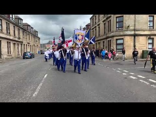 Saltcoats Protestant Boys @winton parade 2019(with Abbey Star Colour Party)