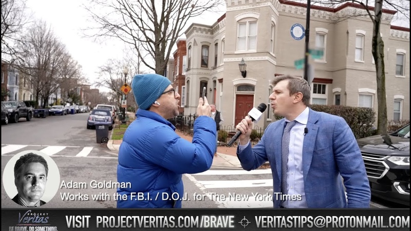 James OKeefe Confronts NYT Journalist Adam Goldman About Emails Obtained by Judicial