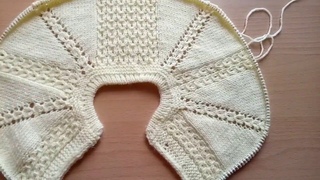 Yakadan Başlamalı Bebek Hırkası Yapılışı-1 #bebekhırkası