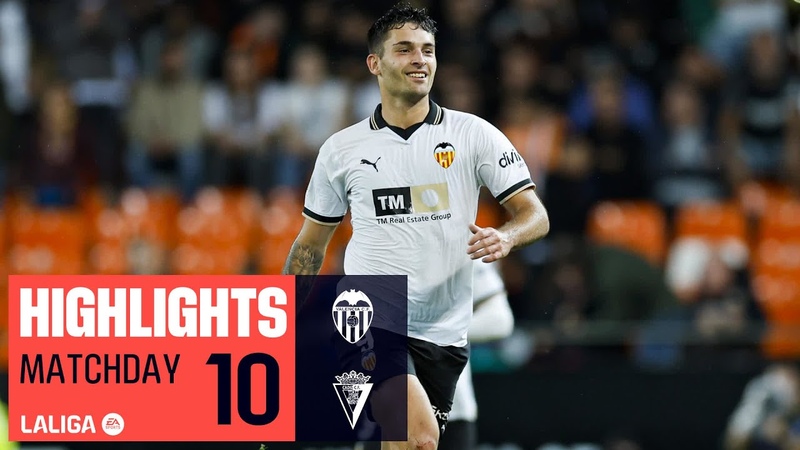 Resumen de Valencia CF vs Cádiz CF (2