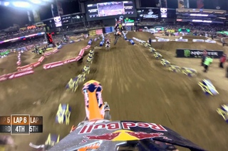 GoPro HD: Ken Roczen and Justin Barcia Main Event Battle 2014 Monster Energy Supercross from Phoenix