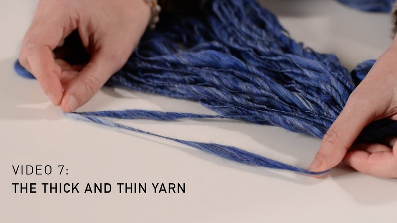 How to make the thick and thin yarn Slub