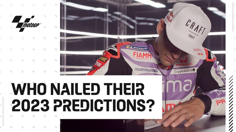 The Moto GP riders check their 2023 predictions nine months