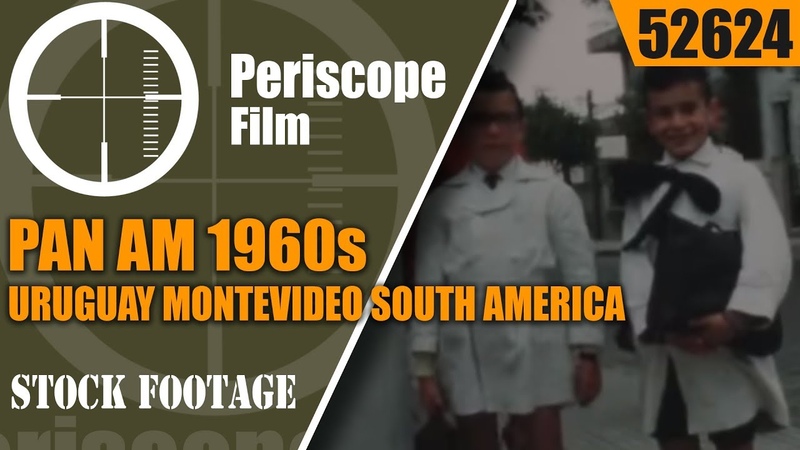 PAN AM 1960s URUGUAY MONTEVIDEO SOUTH AMERICA TRAVELOGUE