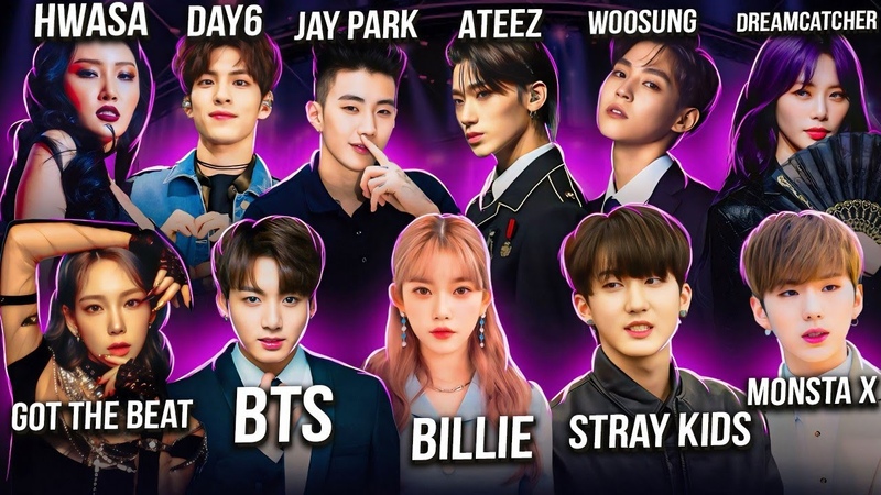 Реакция на BTS, ATEEZ, Monsta X, Stray Kids, Jay Park, Hwasa, Dreamcatcher, GOT the beat,