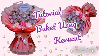 DIY | Money Bouquett | Tutorial Buket Uang Kerucut | Buket uang cone