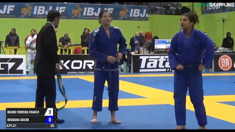 Ingrid Ferreira Franco vs Bogdana Golub IBJJF 2017 European