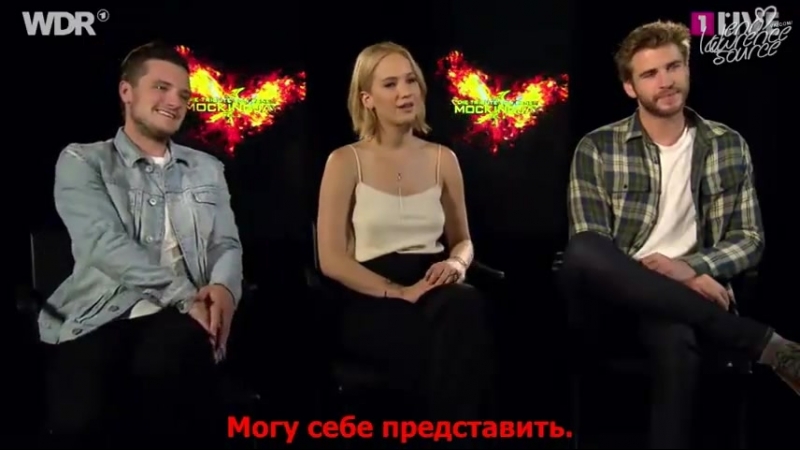 Интервью Джен, Джоша и Лиама для 1 LIVE (русские