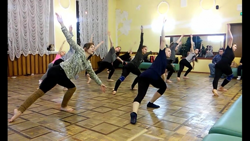 Открытый урок взрослые Разминка с левой