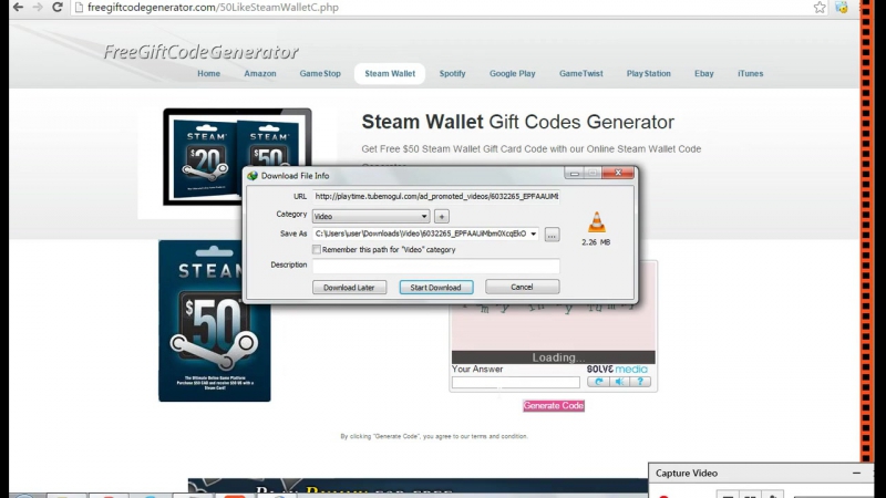 Get Free Steam Wallet Gift Card Code with our Online Steam Wallet Code