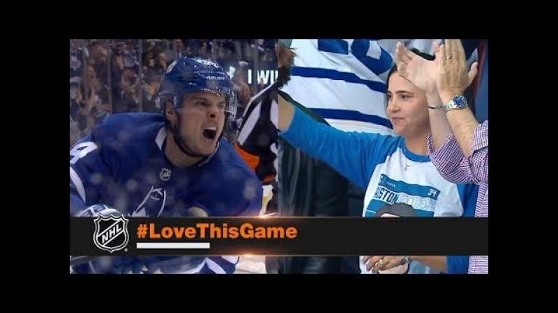 Auston Matthews scores beauty in front of