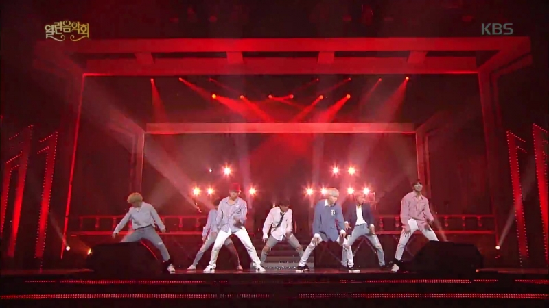 BTS FIRE KBS Open Concert K POP World Festival