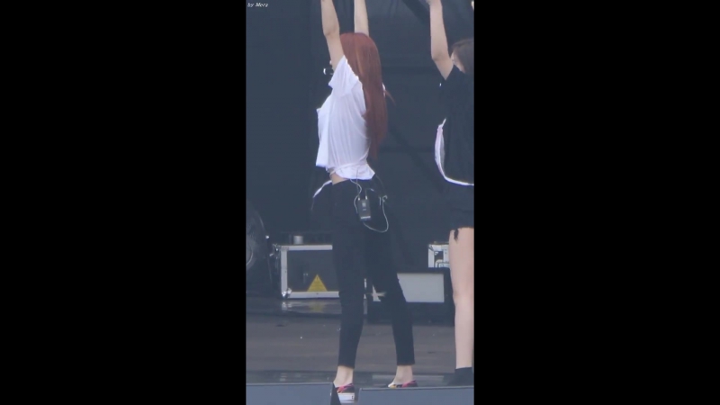 170724 BLACKPINK AS IF ITS YOUR LAST ( Lisa focused rehearsal) 2017 Ulsan Summer
