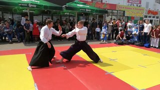 Aikido embu on festival of healthy life