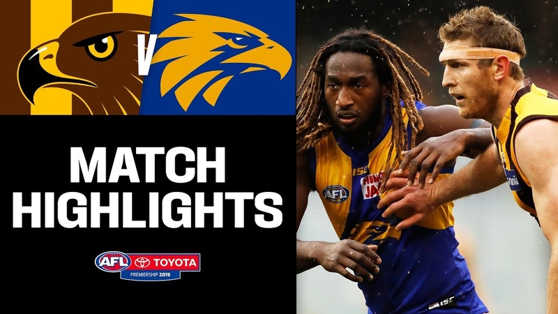INCREDIBLE FINISH , Hawthorn v West Coast Highlights, Round 15, 2019,