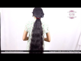 ILHW Rapunzel Purnika's Sensational Flat Loose Ponytail Making With Flat Clip