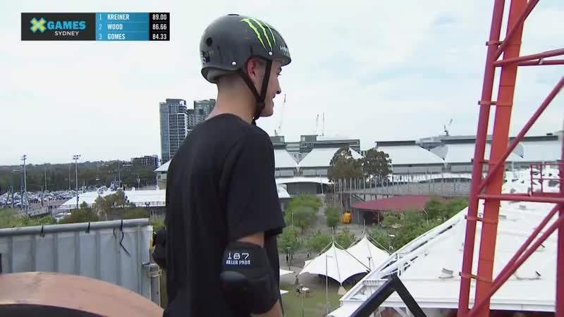 Trey Wood wins Skateboard Big Air bronze X Games Sydney