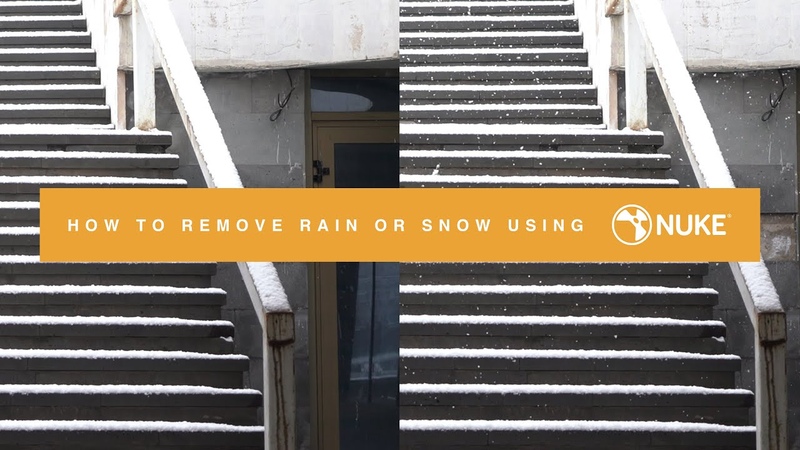 How to remove rain or snow using