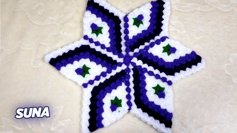 BAYILACAKSINIZ Deniz Yıldızı Lif Modeli Yapımı, Starfish Washcloth