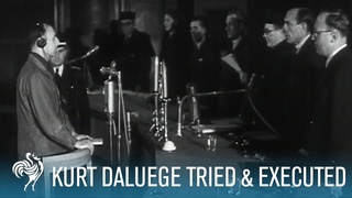 Nazi Chief Kurt Daluege Tried & Executed by Hanging (1946) | British Path