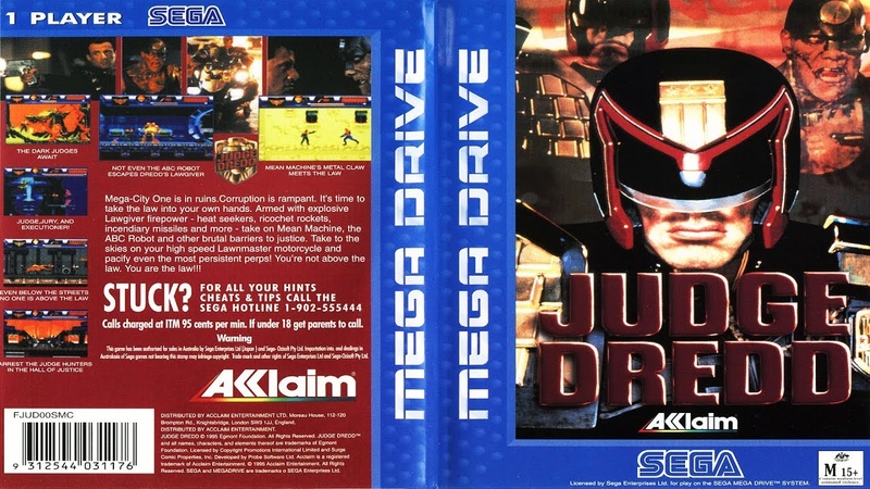 Sega MD: Judge Dredd (rus) longplay