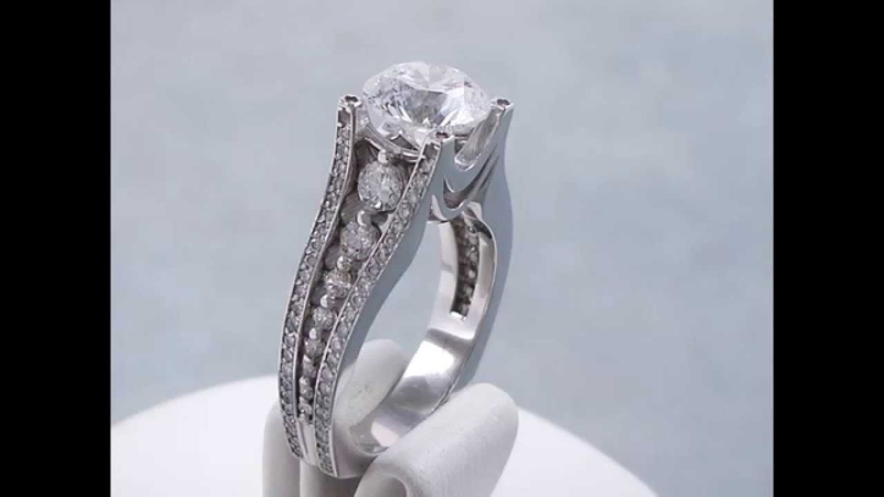 3. 23 ctw Round Brilliant Cut Diamond Engagement Ring Big Diamonds