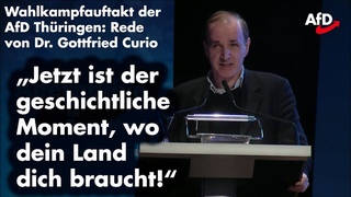 “Deutschland braucht eine alternative Politik!“ – Dr. Curio beim Wahlkampfauftakt der AfD Thüringen