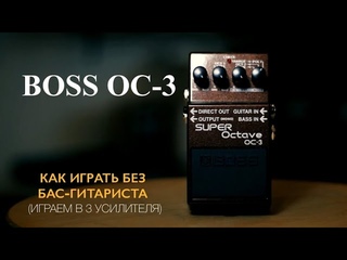 BOSS OC-3 | КАК ИГРАТЬ БЕЗ БАС-ГИТАРИСТА | Дельфин | Павел Додонов | ПечЬ