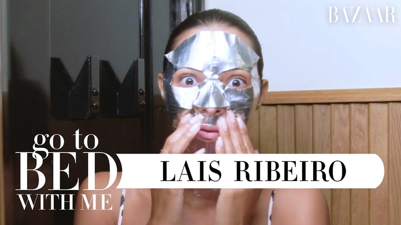 Brazilian Model Lais Ribeiros Nighttime Skincare Routine, Go To Bed With Me, Harper s