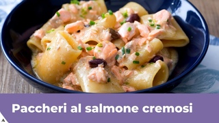 PACCHERI AL SALMONE cremosi e velocissimi!