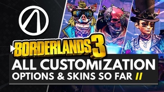 BORDERLANDS 3 | All Customization Options & Skins for Amara, FL4K, Moze & Zane So Far