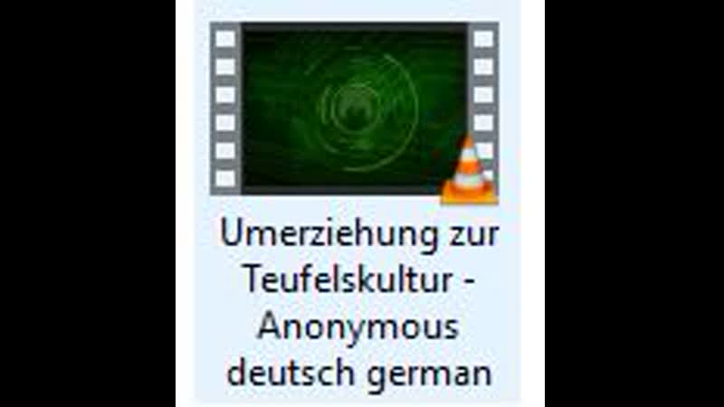 Umerziehung zur Teufelskultur Anonymous deutsch