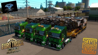 Euro Truck Simulator 2 FullHD|PC|Steam|RTX2060 Работаем с TrucksBook на RENAULT T