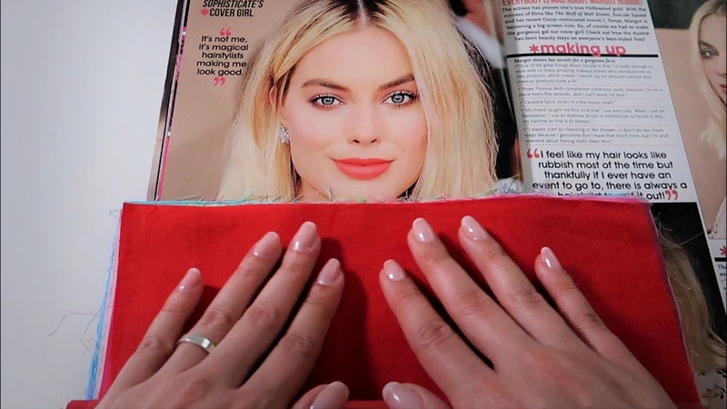 Celebrity Color Analysis ASMR Magazine Fabrics Page Flipping Soft