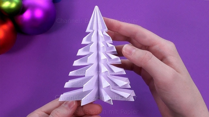 Weihnachten basteln: Weihnachtsdeko selber machen Weihnachtsbaum