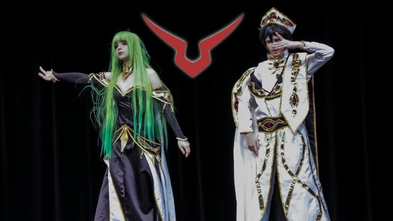 Code Geass Emperor Lelouch and C. C. Cosplay at Toguchi