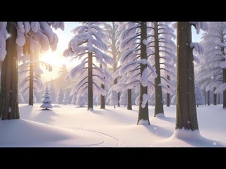 |Snowy winter |Sound of forest birds |Nature Relax |Ambience