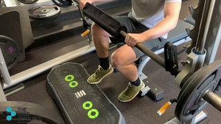 Seated Calf Raise on Smith Machine Single Leg