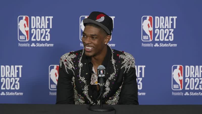 Scoot Henderson Full Presser After Being Selected, 3 Overall In The 2023,