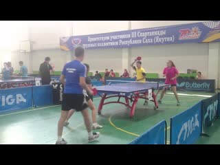 1/2 ФИНАЛА Кылабысов/Егорова - Тотонов/Котковец. ОЛИМПИЙСКИЕ НАДЕЖДЫ ЯКУТИИ 2015